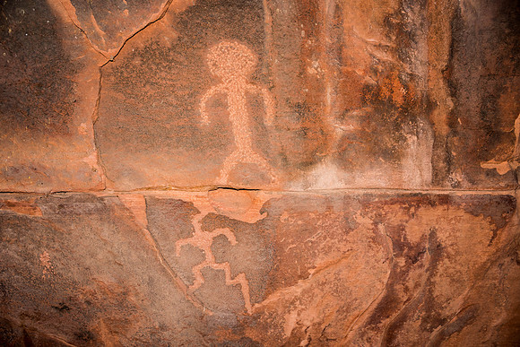 Zion Petroglyph - thought to be thousands of yearsold