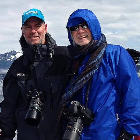 Sean & Me at Columbia Glacier