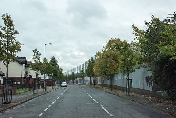 The Wall: One side Catholics;One side Protestants